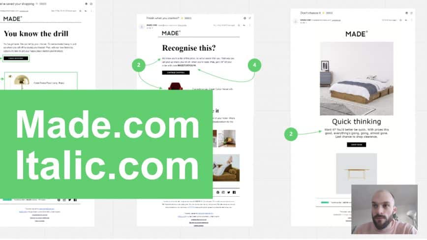 Made.com + Italic.com = How to generate sales with this email